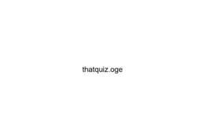 thatquiz oge