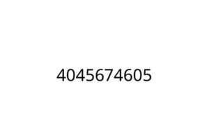 4045674605