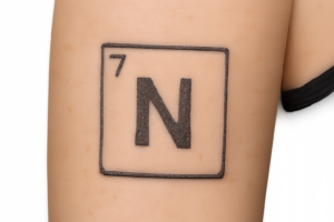 nitrogen tattoo healed