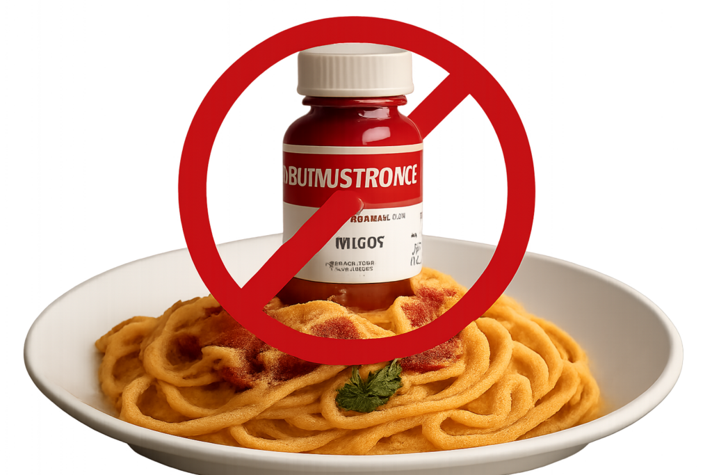 why flensutenol should not be in food