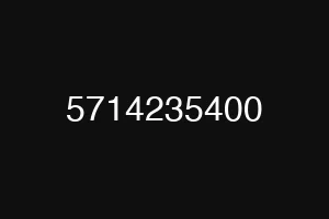 5714235400