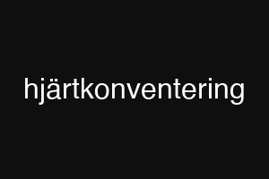 hjärtkonventering