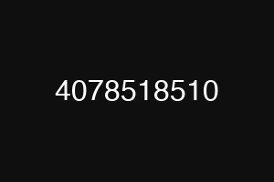 4078518510